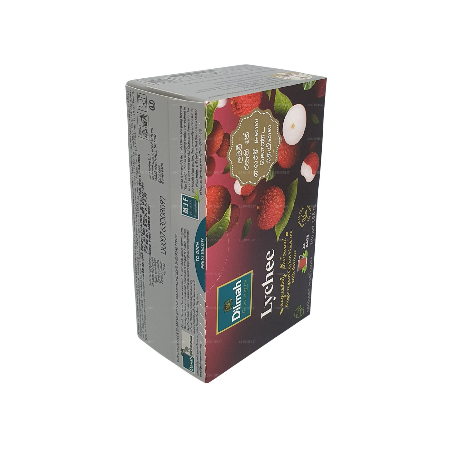 Dilmah Lychee Herbata czarna o smaku (30g)