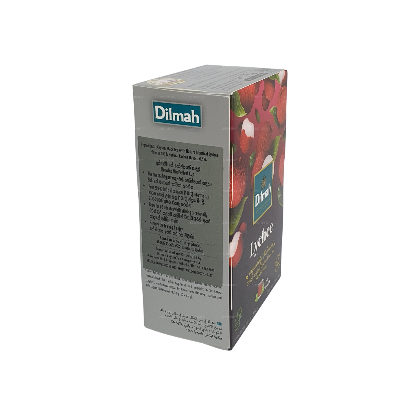 Dilmah Lychee Herbata czarna o smaku (30g)