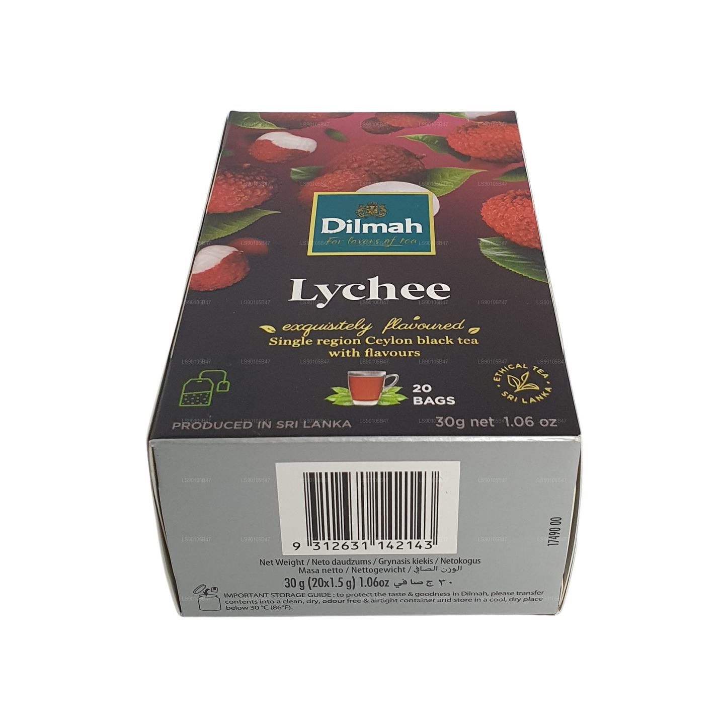 Dilmah Lychee Herbata czarna o smaku (30g)