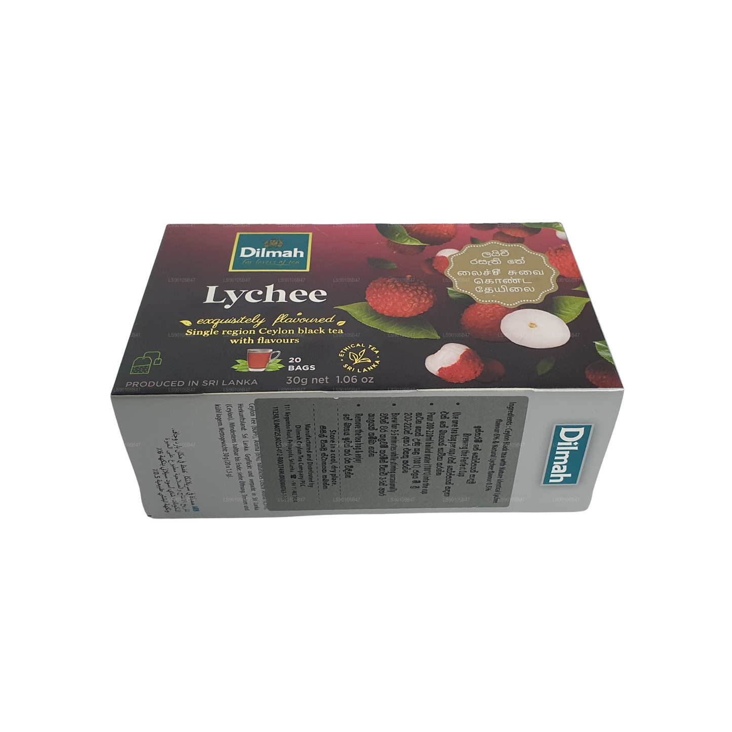 Dilmah Lychee Herbata czarna o smaku (30g)