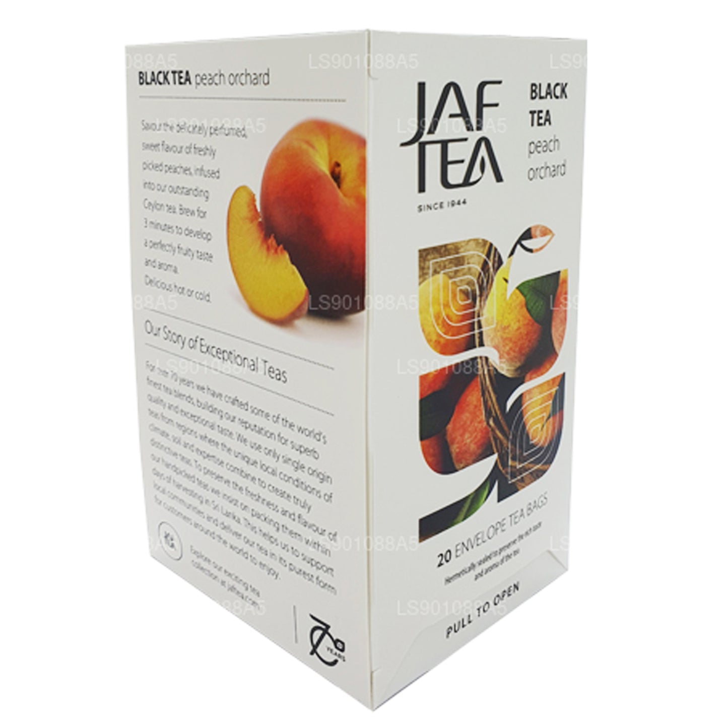Jaf Tea Pure Fruits Kolekcja Czarna herbata Brzoskwinia Sad (30g) 20 torebek