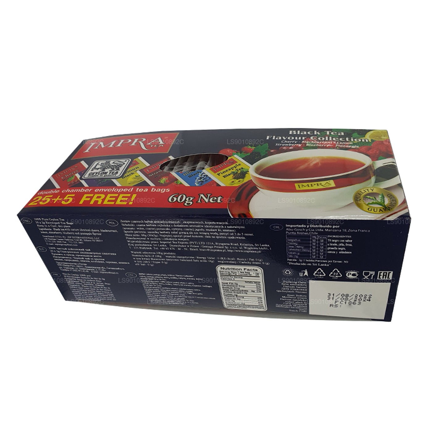 Impra Flavor Collection Czarna herbata Cejlon (60g) 30 torebek