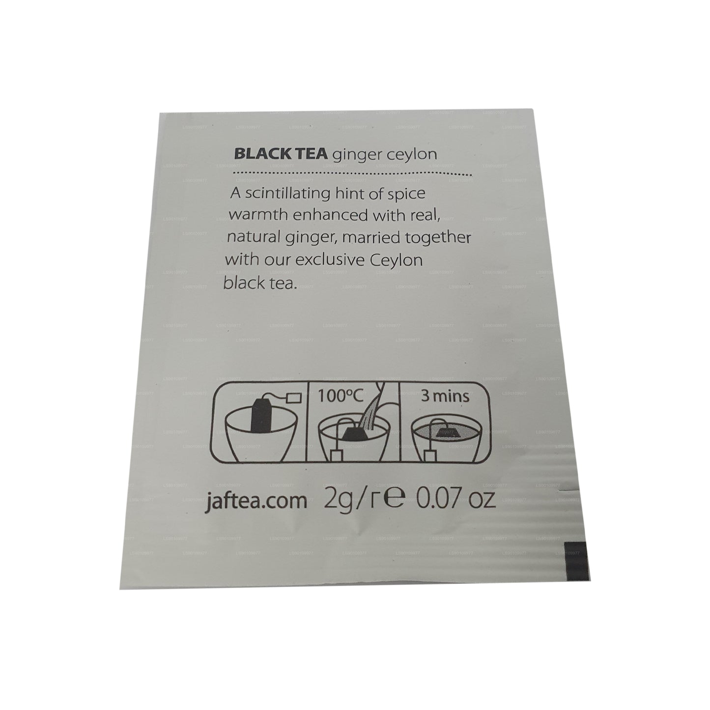 Jaf Tea Pure Spice Kolekcja Czarna herbata Imbir Ceylon (40g) 20 torebek herbaty