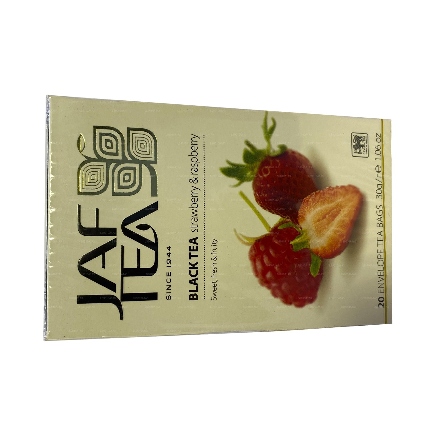 Jaf Tea Pure Fruits Kolekcja Czarna Herbata Truskawka i Malina (30g) 20 torebek