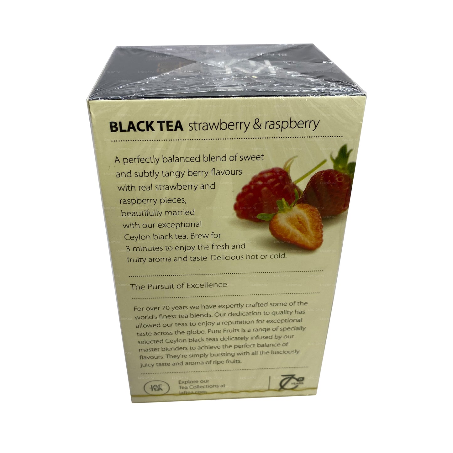 Jaf Tea Pure Fruits Kolekcja Czarna Herbata Truskawka i Malina (30g) 20 torebek