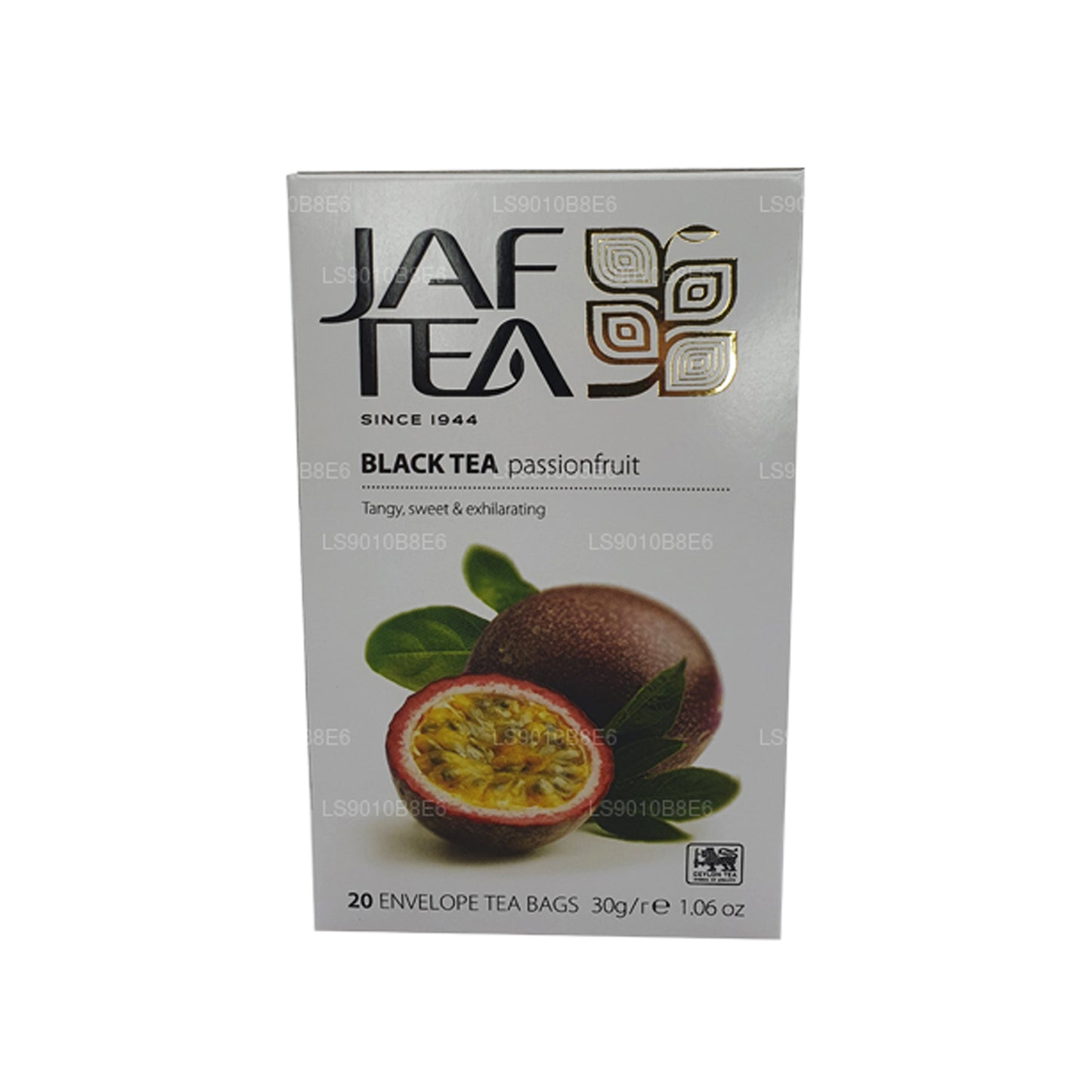 Jaf Tea Pure Fruits Kolekcja Czarna Herbata Foliowa Marakuja Koperta Torebki Herbata (30g)