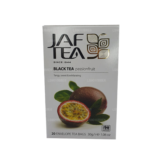 Jaf Tea Pure Fruits Kolekcja Czarna Herbata Foliowa Marakuja Koperta Torebki Herbata (30g)