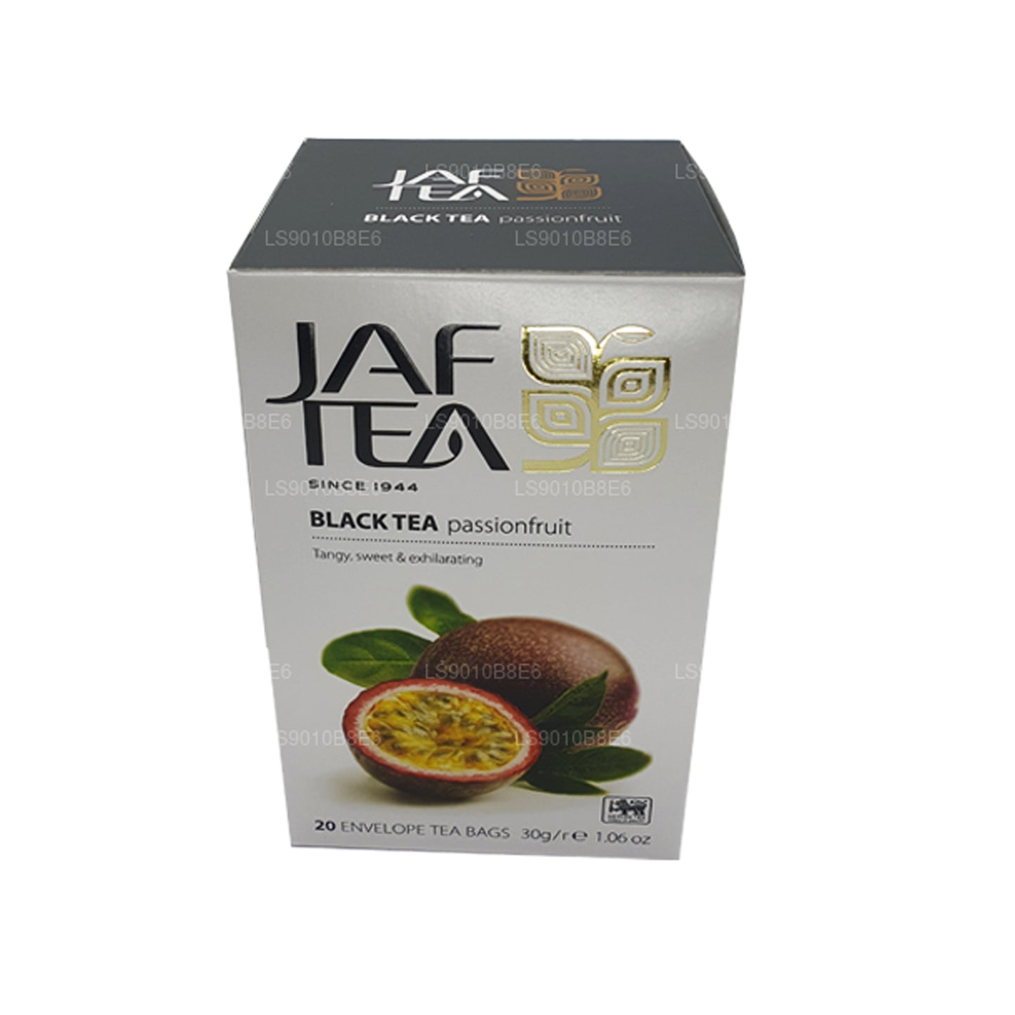 Jaf Tea Pure Fruits Kolekcja Czarna Herbata Foliowa Marakuja Koperta Torebki Herbata (30g)