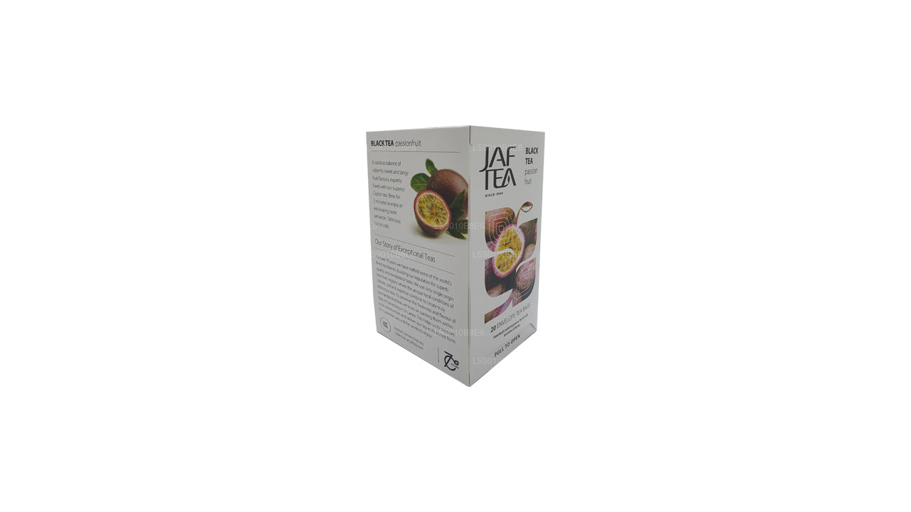Jaf Tea Pure Fruits Kolekcja Czarna Herbata Foliowa Marakuja Koperta Torebki Herbata (30g)