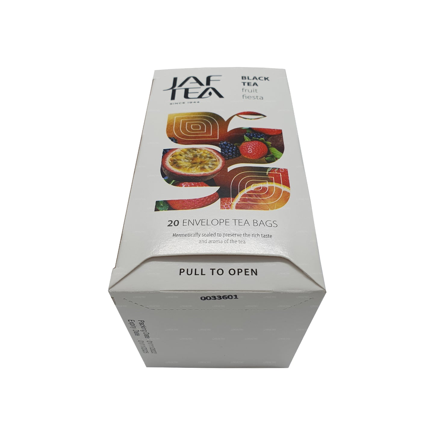 Jaf Tea Pure Fruits Kolekcja Czarna Herbata Owocowa Fiesta (30g) 20 torebek