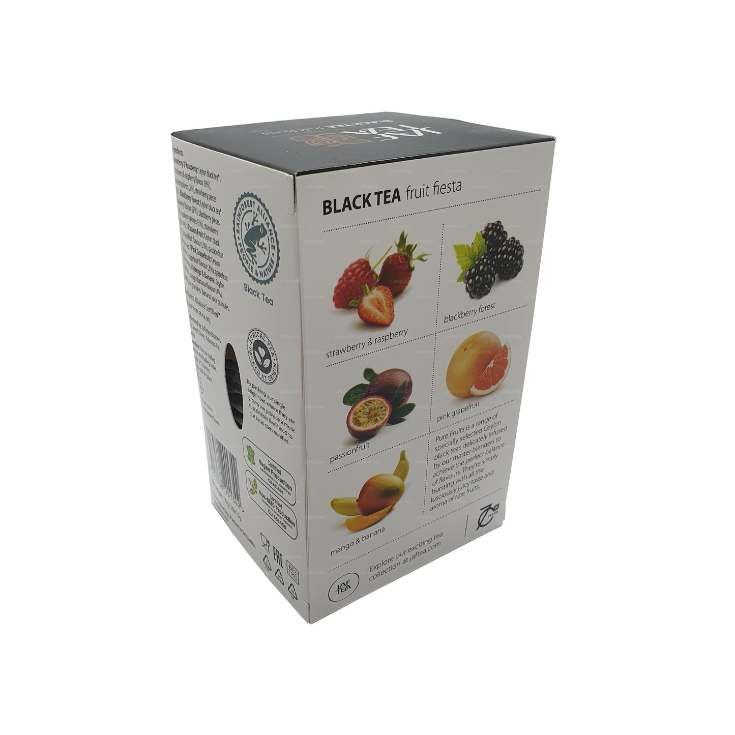 Jaf Tea Pure Fruits Kolekcja Czarna Herbata Owocowa Fiesta (30g) 20 torebek