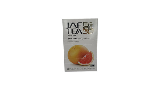 Jaf Tea Pure Fruits Kolekcja Czarna Herbata Różowa Grejpfrutowa folia kopertowa torebki do herbaty (30g)