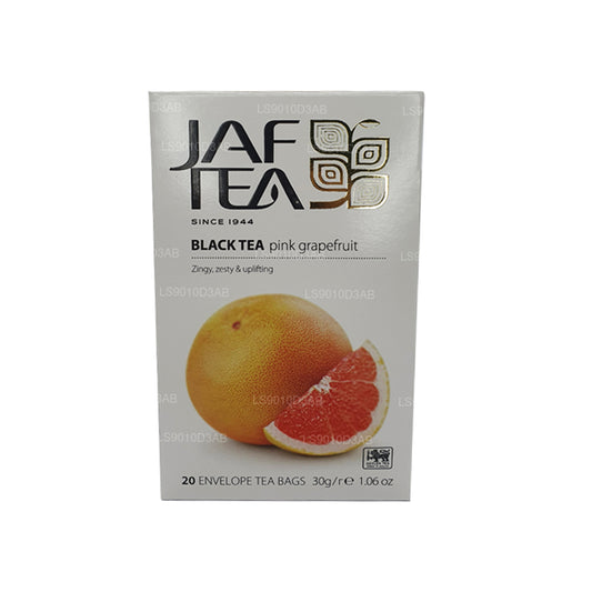 Jaf Tea Pure Fruits Kolekcja Czarna Herbata Różowa Grejpfrutowa folia kopertowa torebki do herbaty (30g)