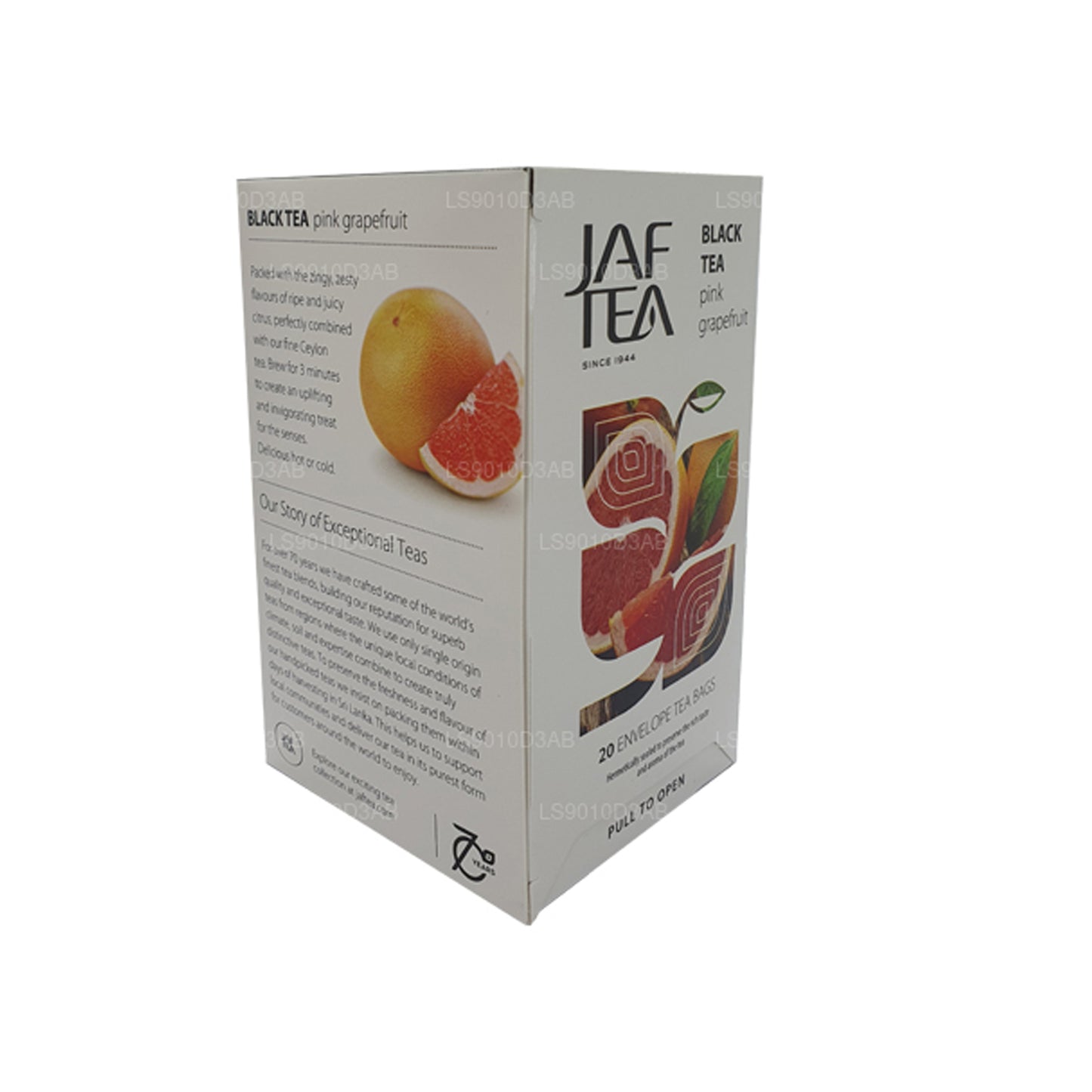 Jaf Tea Pure Fruits Kolekcja Czarna Herbata Różowa Grejpfrutowa folia kopertowa torebki do herbaty (30g)