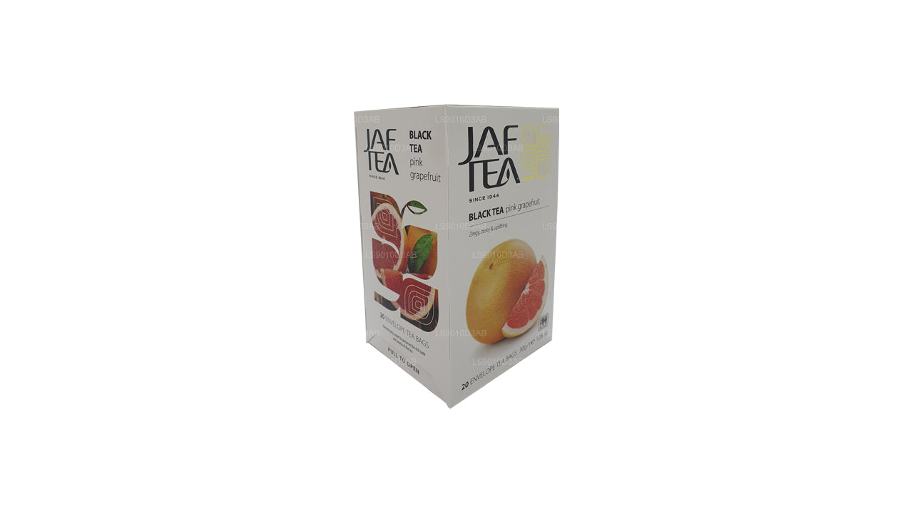 Jaf Tea Pure Fruits Kolekcja Czarna Herbata Różowa Grejpfrutowa folia kopertowa torebki do herbaty (30g)