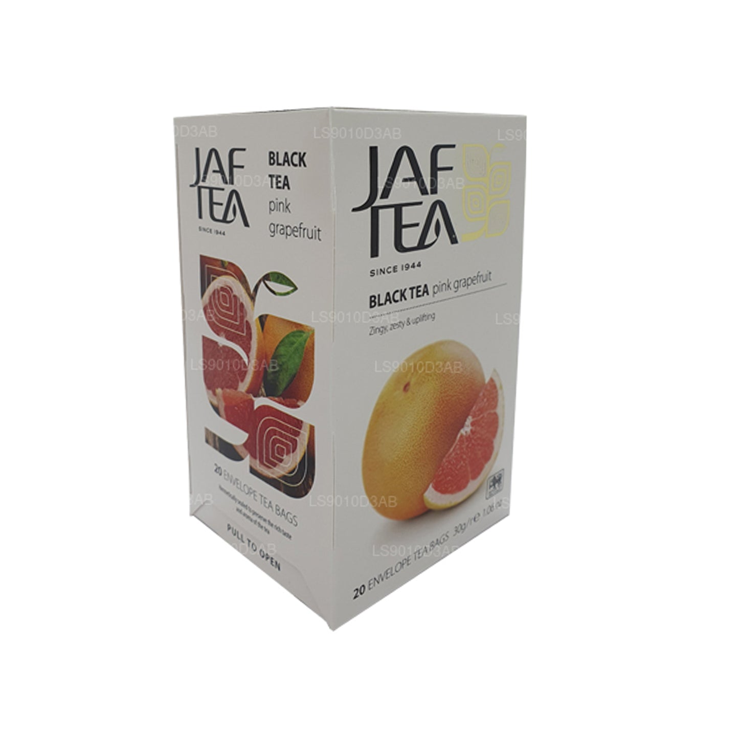 Jaf Tea Pure Fruits Kolekcja Czarna Herbata Różowa Grejpfrutowa folia kopertowa torebki do herbaty (30g)