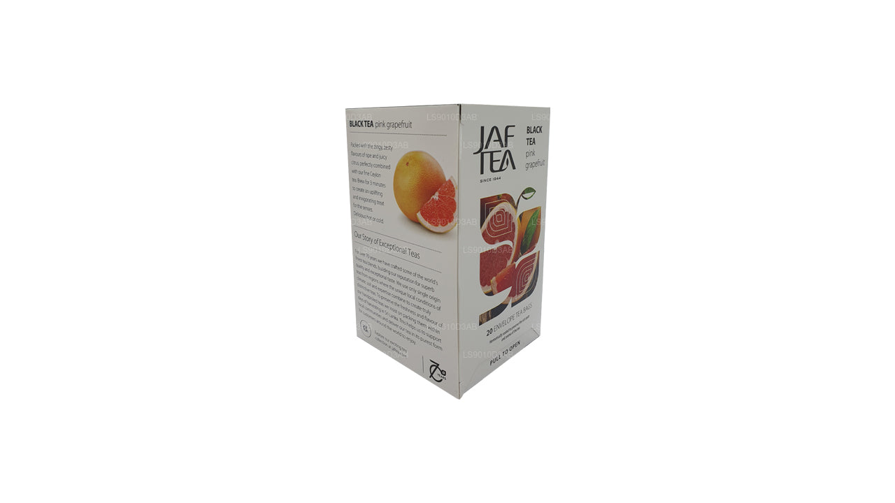 Jaf Tea Pure Fruits Kolekcja Czarna Herbata Różowa Grejpfrutowa folia kopertowa torebki do herbaty (30g)