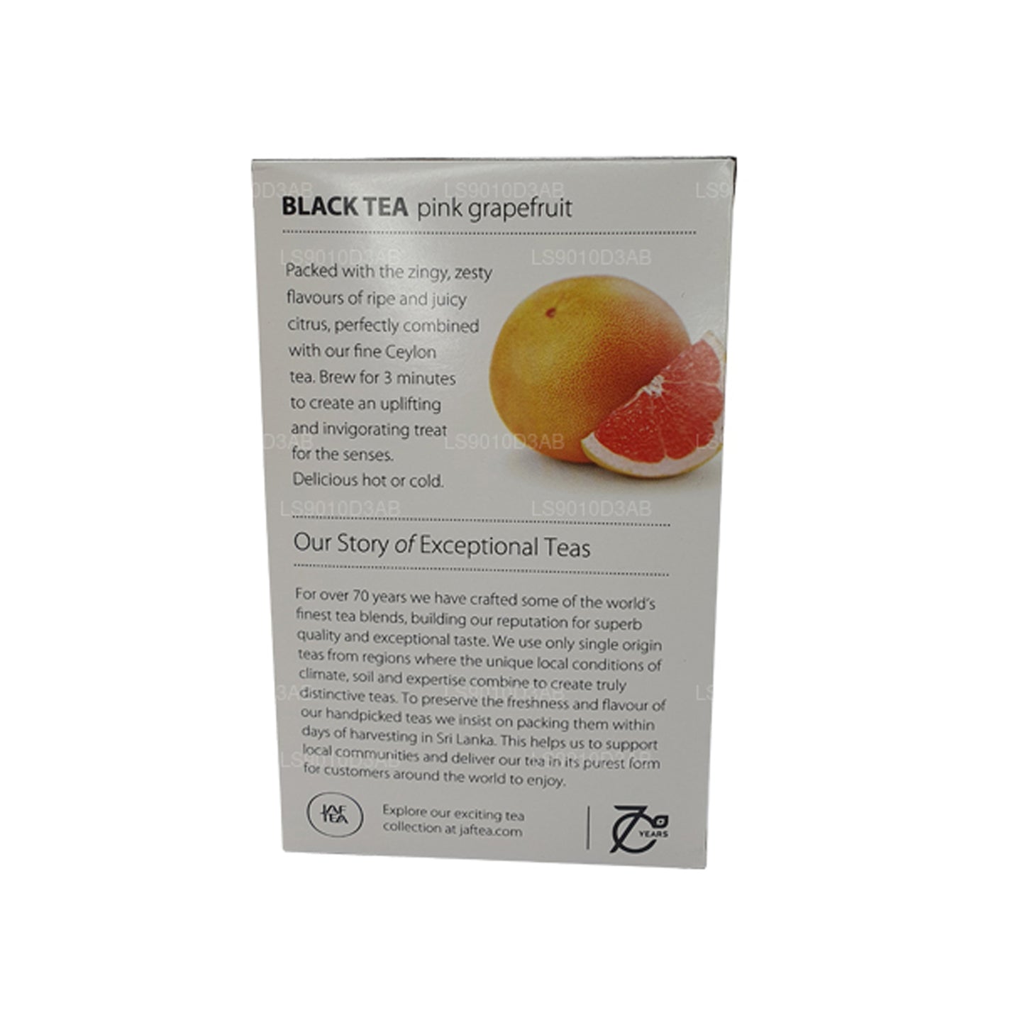 Jaf Tea Pure Fruits Kolekcja Czarna Herbata Różowa Grejpfrutowa folia kopertowa torebki do herbaty (30g)