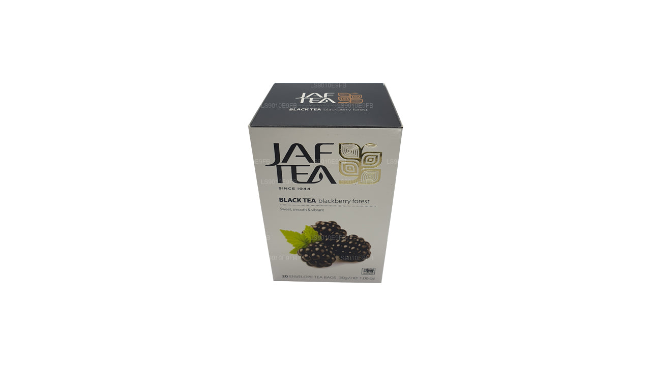 Jaf Tea Pure Fruits Collection Czarna Herbata Jeżyna Leśna Folia Kopertowa Torebki Herbaty (30g)