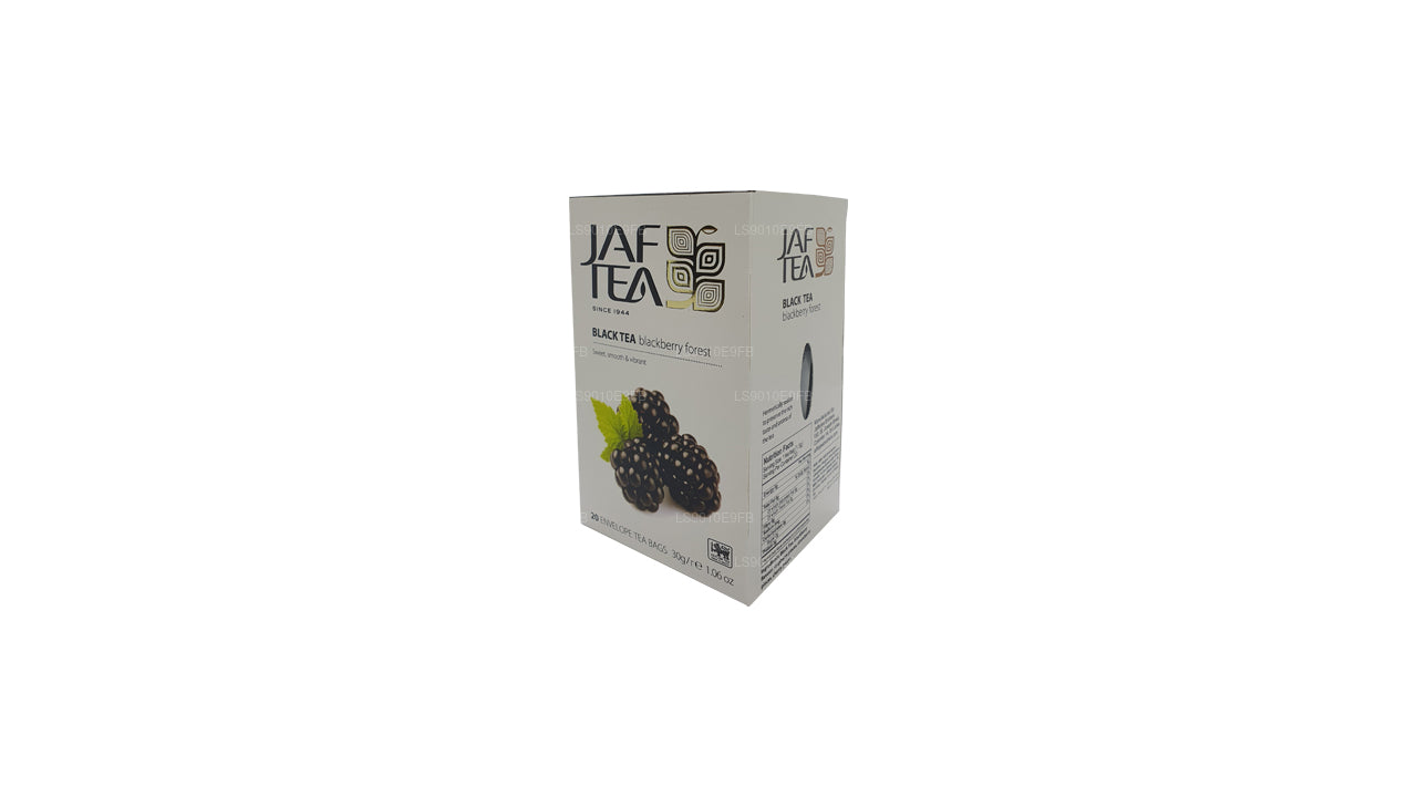 Jaf Tea Pure Fruits Collection Czarna Herbata Jeżyna Leśna Folia Kopertowa Torebki Herbaty (30g)