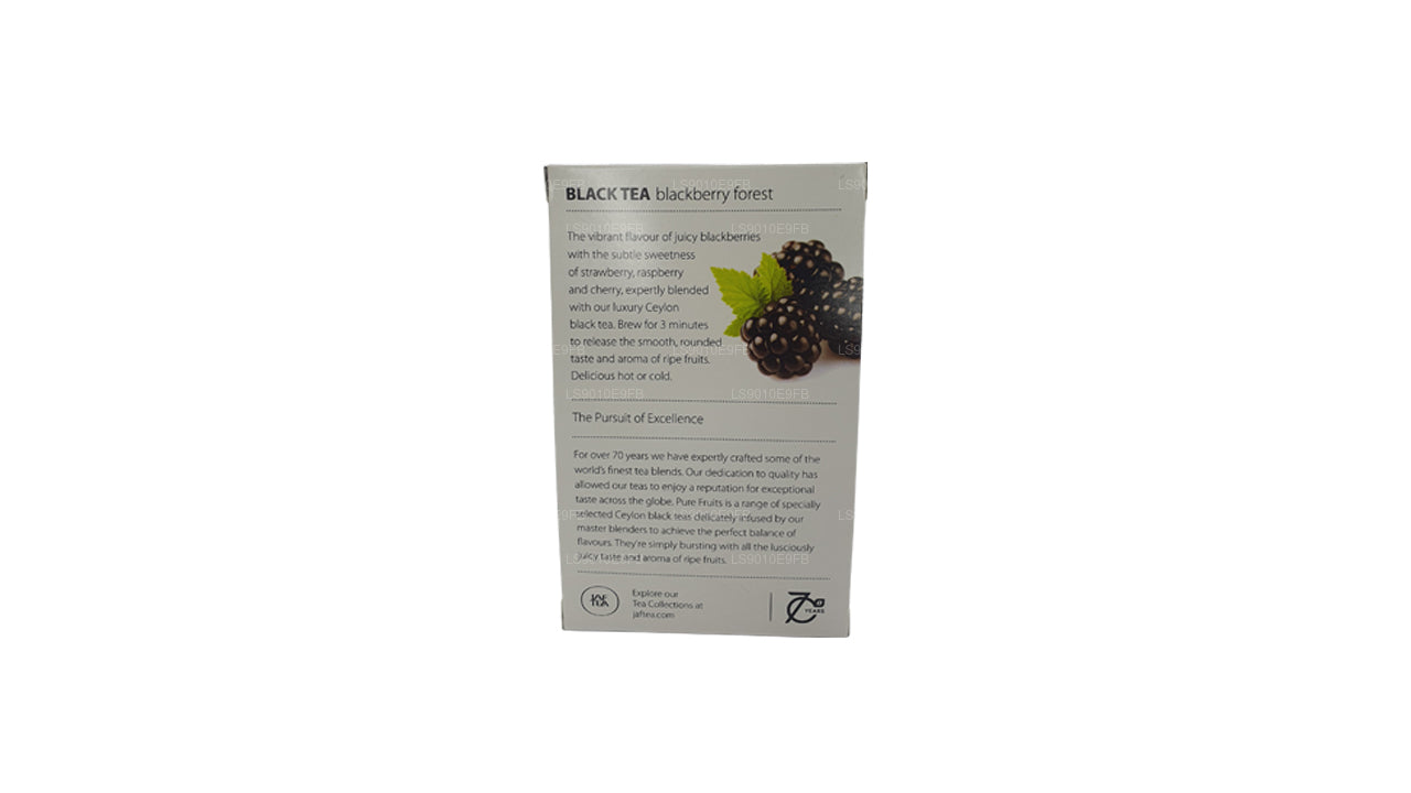 Jaf Tea Pure Fruits Collection Czarna Herbata Jeżyna Leśna Folia Kopertowa Torebki Herbaty (30g)