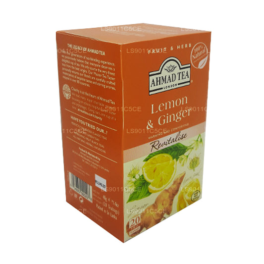Ahmad Herbata Lemon & Ginger (40g) 20 torebek foliowych