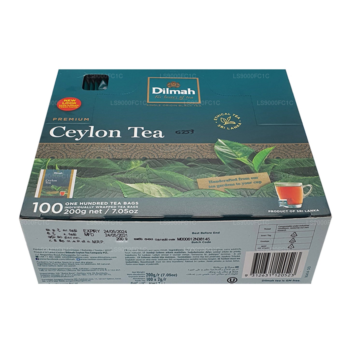 Dilmah Premium Ceylon Tea, pakowane pojedynczo 100 torebek (200g)