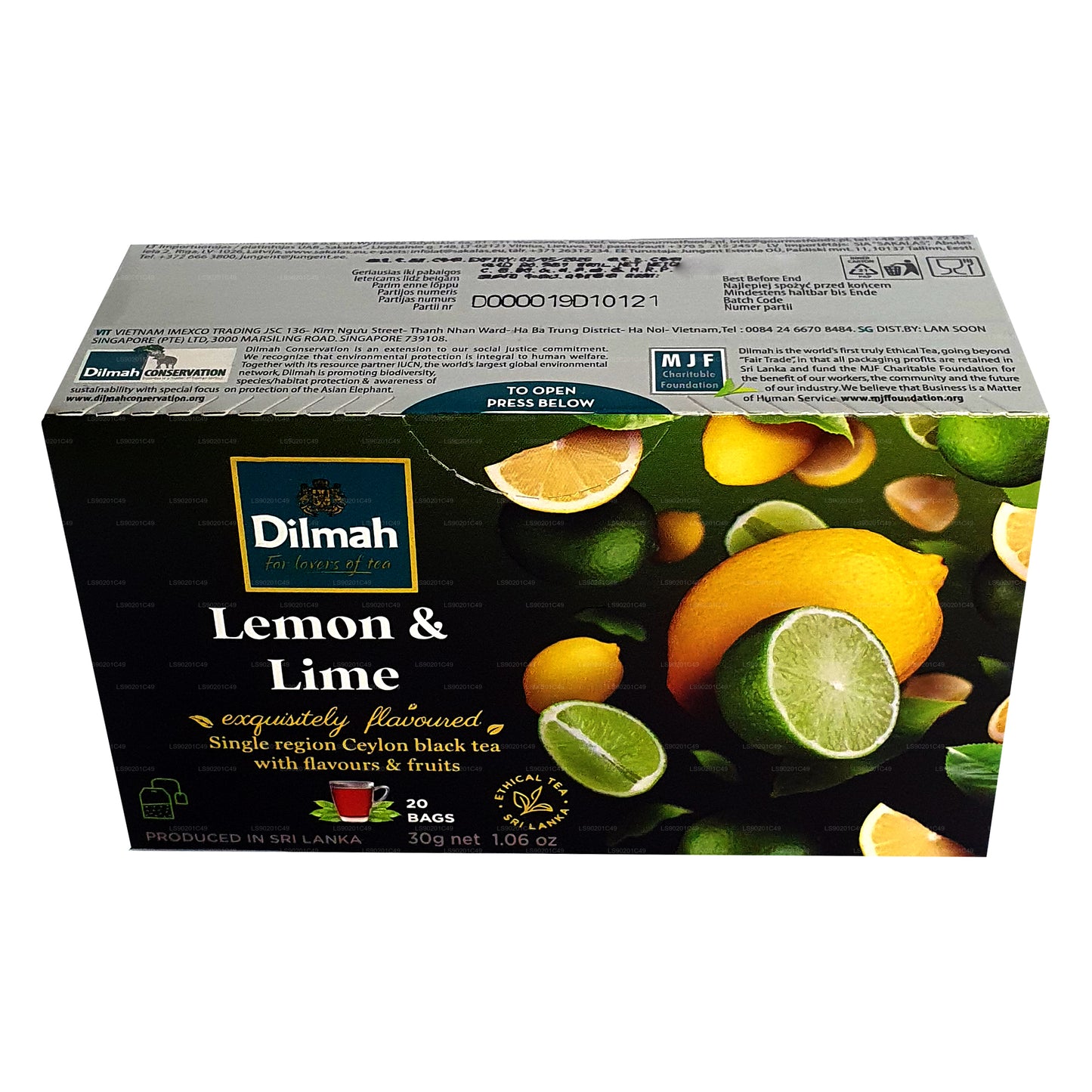 Dilmah Herbata o smaku cytrynowym (30g) 20 torebek