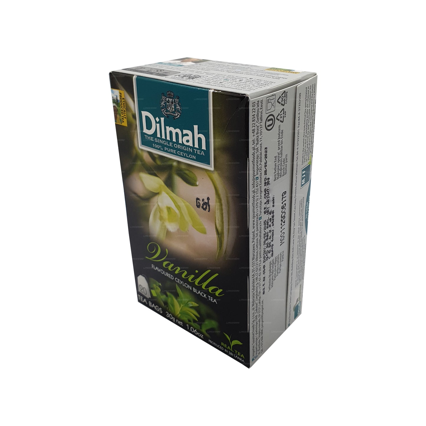 Dilmah Herbata o smaku waniliowym (40g) 20 torebek