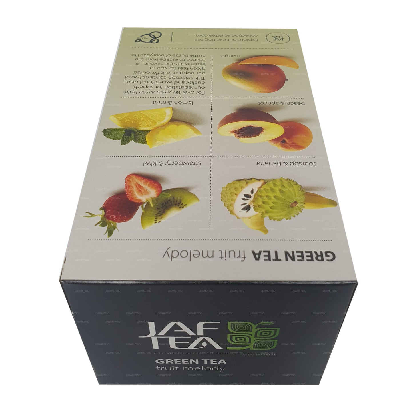 Jaf Tea Pure Green Kolekcja Zielona Herbata Owocowa Melodia (40g) 20 torebek herbaty