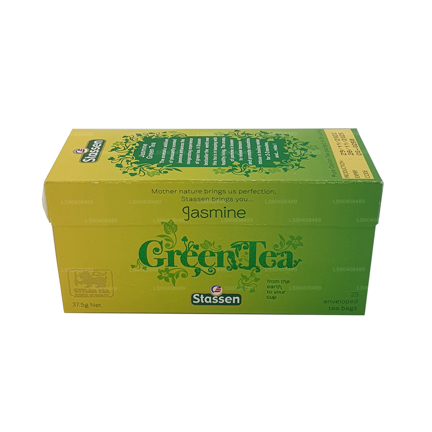 Stassen Jasmine Zielona Herbata (37.5g) 25 torebek