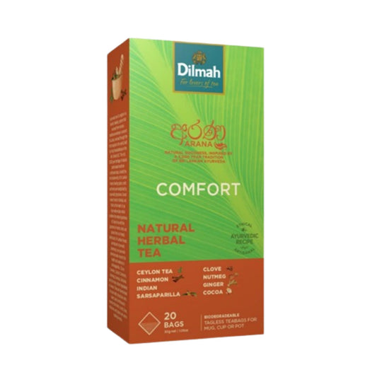 Dilmah Arana Comfort Natural Herbata Ziołowa Czarna (20 torebek bez tagów)
