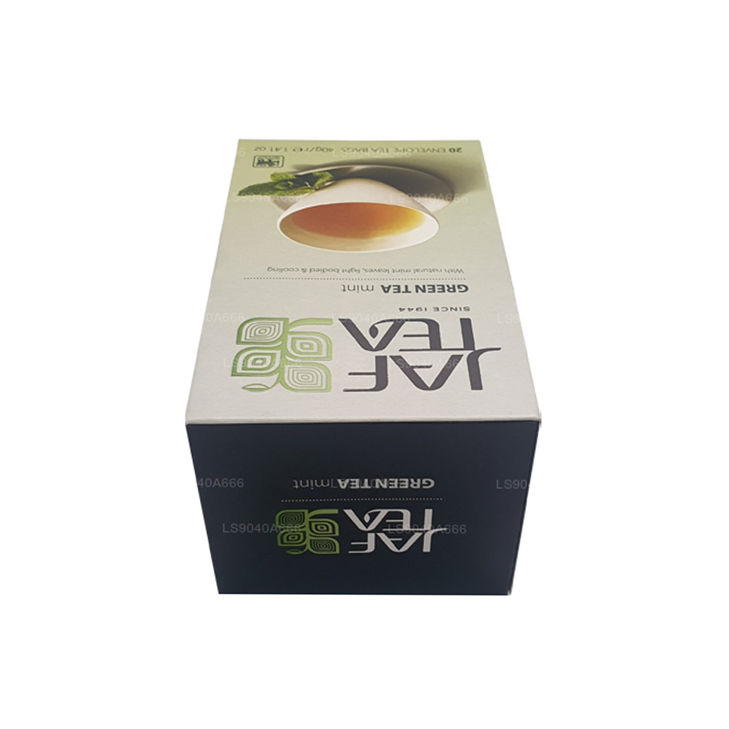 Jaf Tea Pure Green Collection Zielona herbata miętowa folia kopertowa torebki do herbaty (40g)