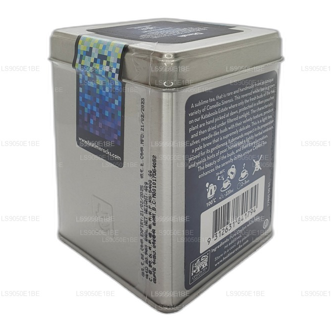 Dilmah T-series VSRT Ceylon Silver Tips Biała herbata Tin Caddy (40g) Luźny Liść
