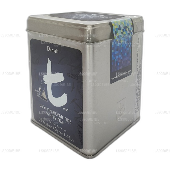 Dilmah T-series VSRT Ceylon Silver Tips Biała herbata Tin Caddy (40g) Luźny Liść