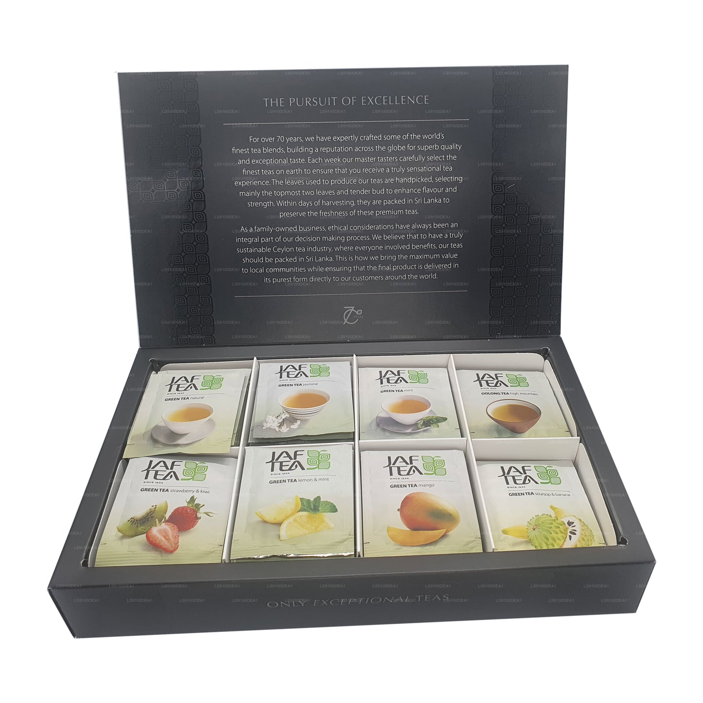 Jaf Tea Pure Green Collection (160g) 80 torebek
