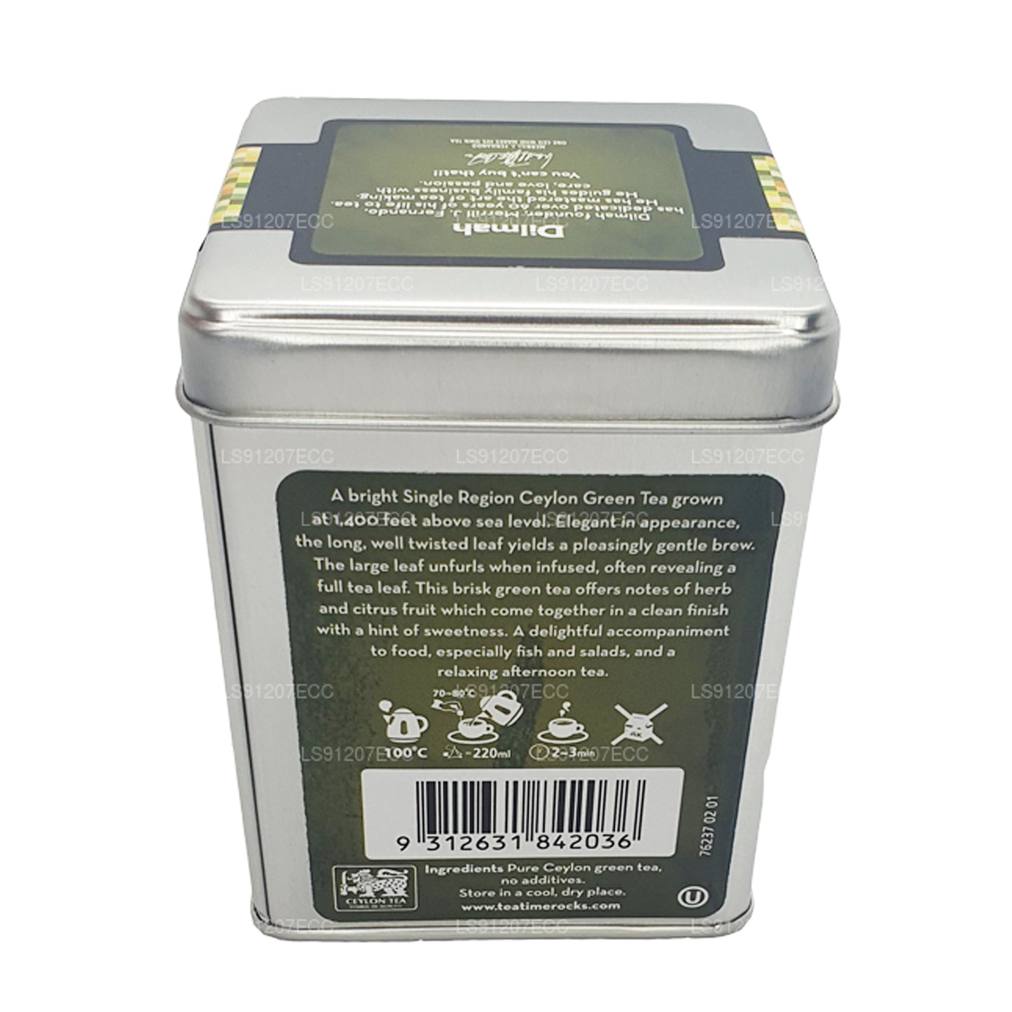 Dilmah T-series Ceylon Young Hyson Zielona herbata (40g) 20 torebek