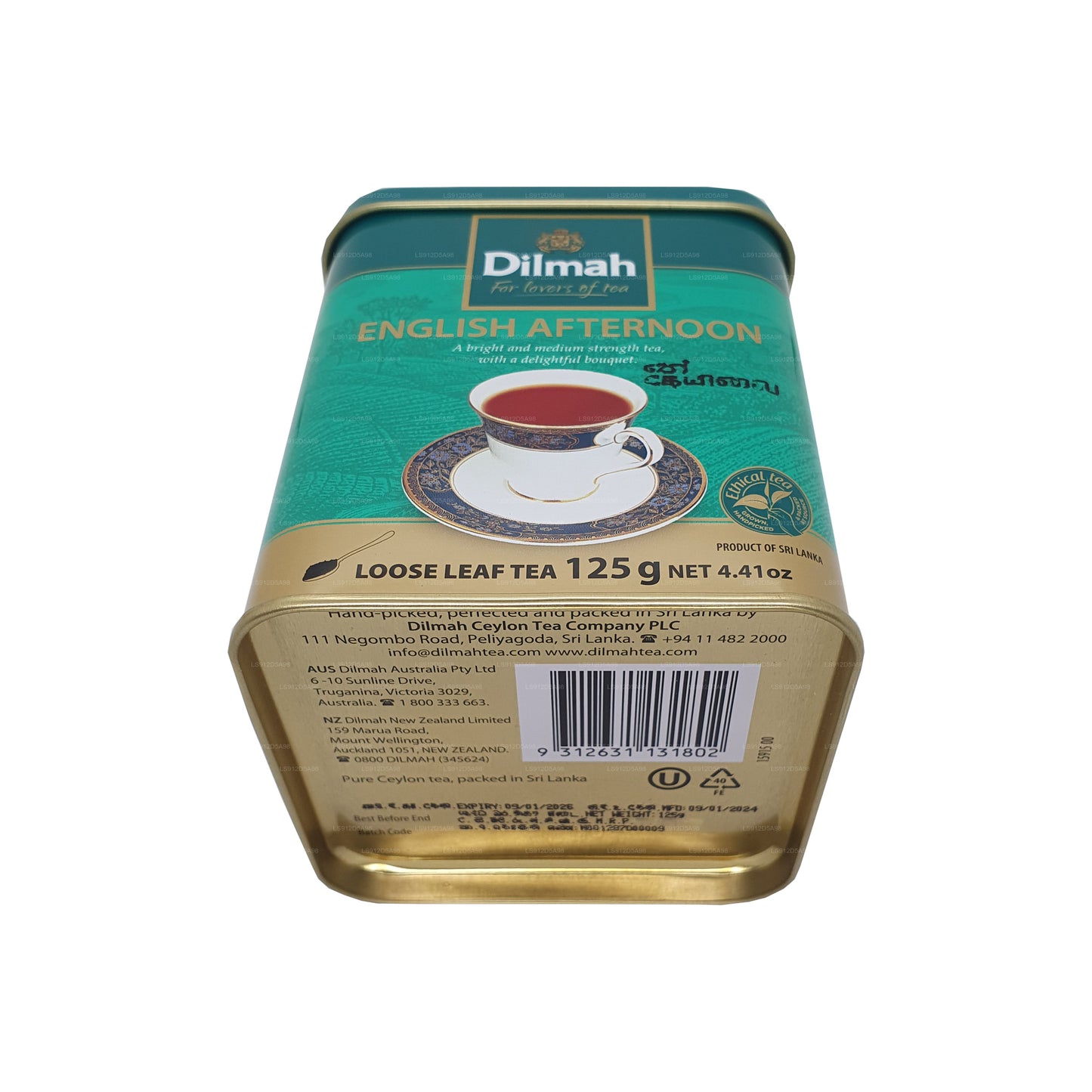 Dilmah angielska popołudniowa luźna herbata liściasta (125g)