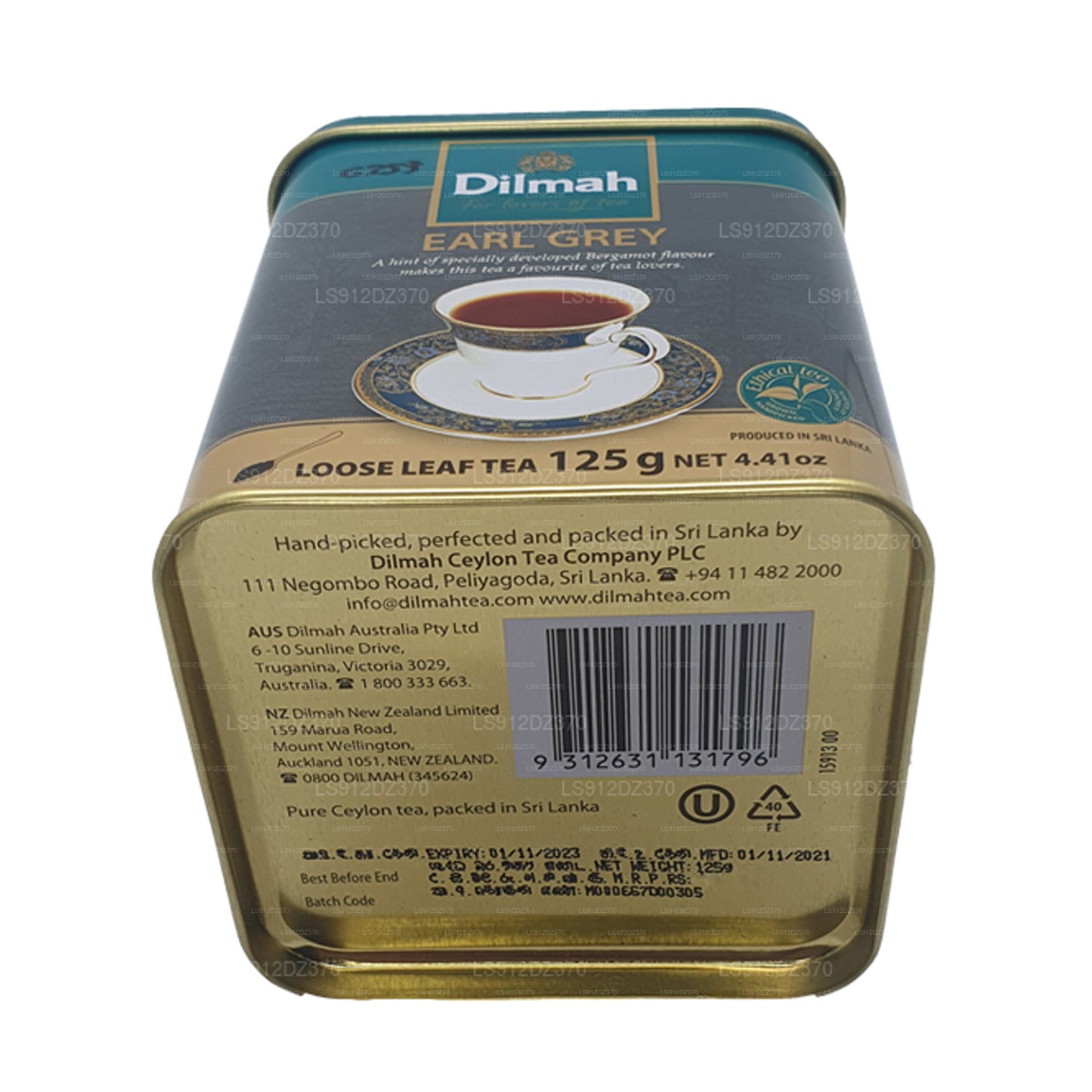 Dilmah Earl Grey Herbata Luźna Liściasta (125g)