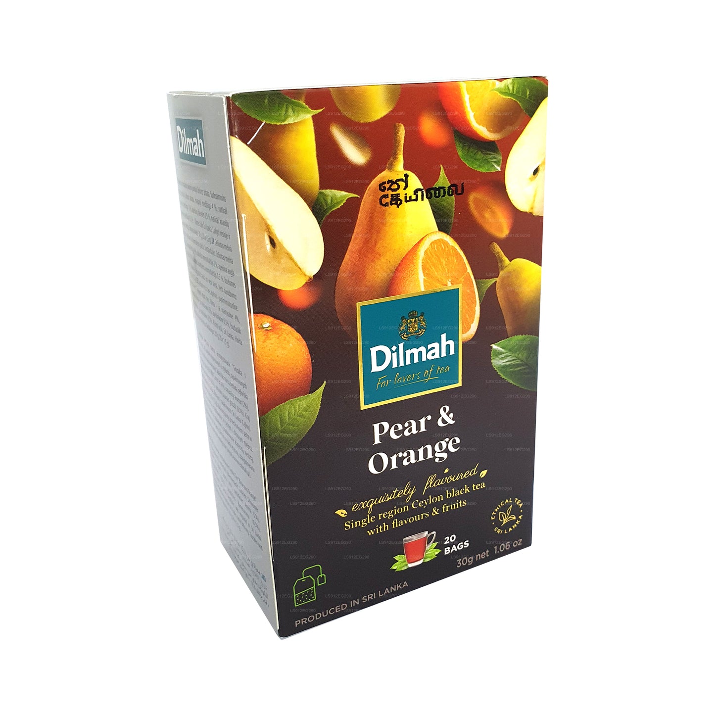 Dilmah Gruszka i Pomarańcza Ceylon Czarna Herbata (30g) 20 torebek