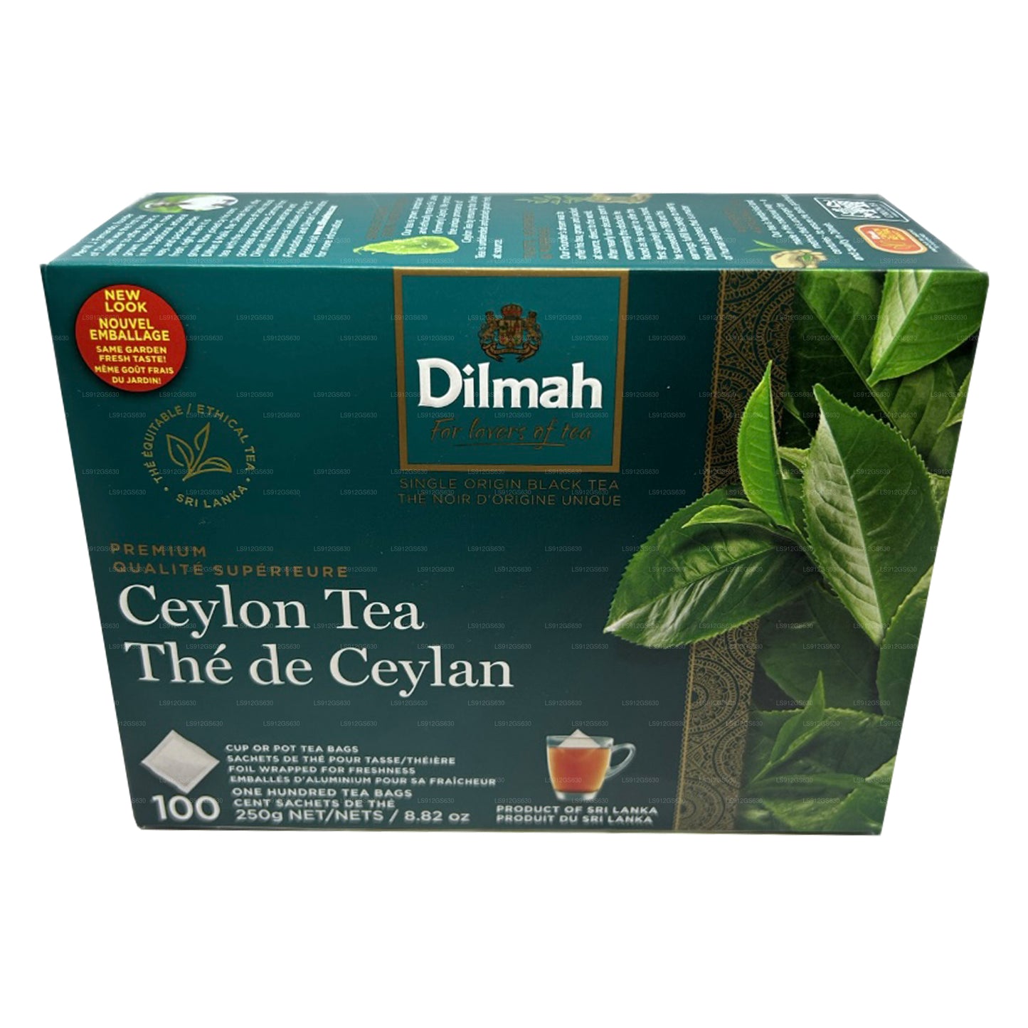 Dilmah Premium Herbata Cejlon (250g) 100 torebek herbaty bez tagów