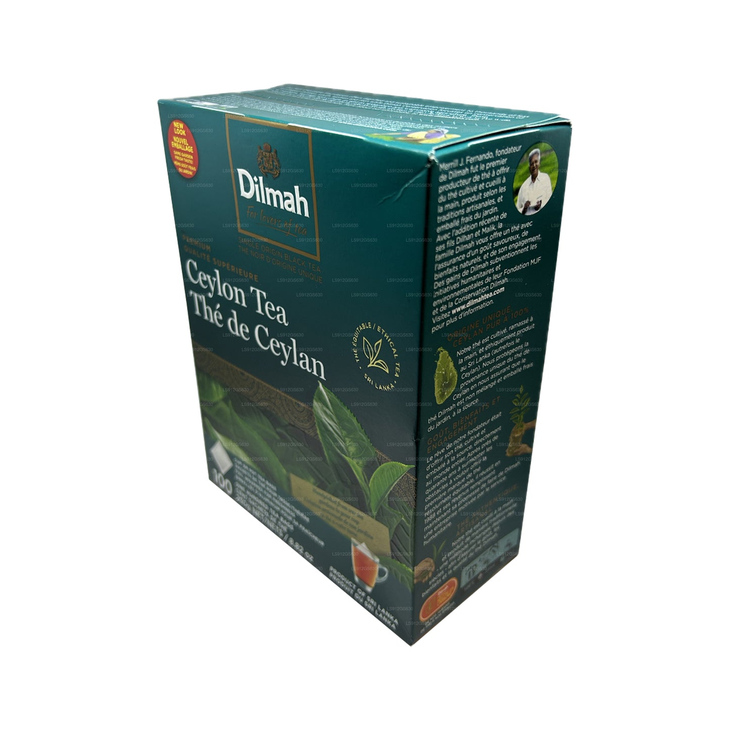 Dilmah Premium Herbata Cejlon (250g) 100 torebek herbaty bez tagów