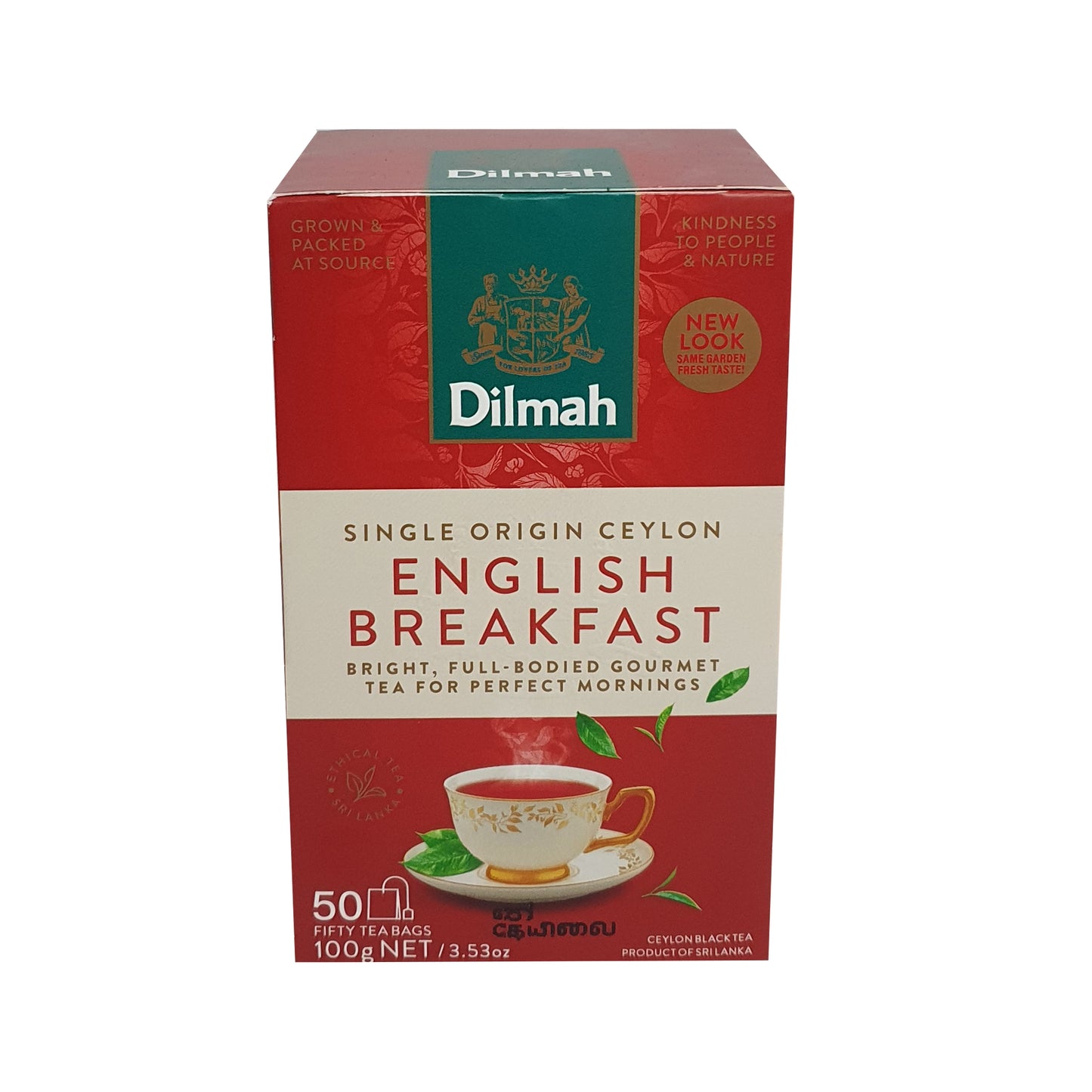 Dilmah angielska herbata śniadaniowa, 50 torebek herbaty (100g)