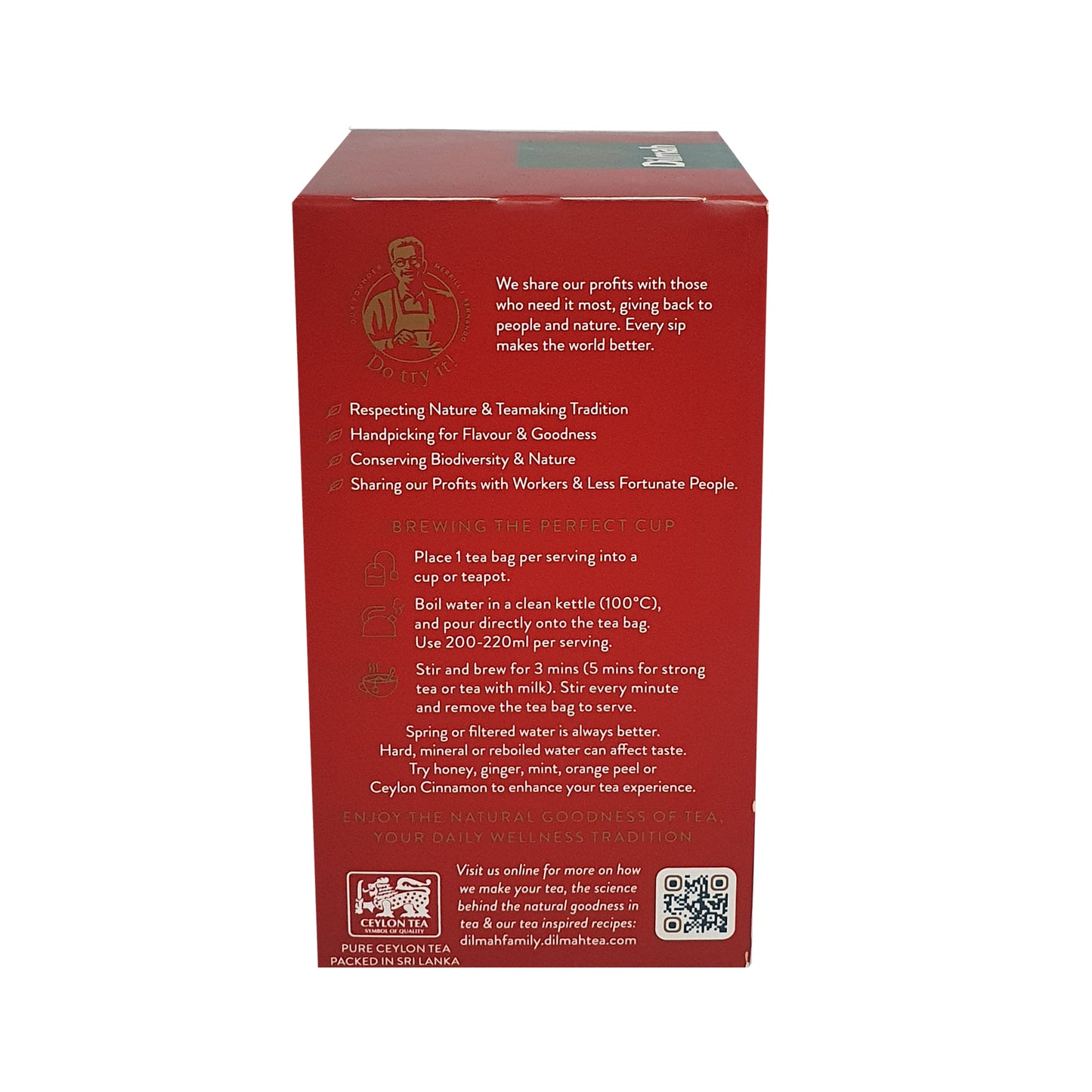 Dilmah angielska herbata śniadaniowa, 50 torebek herbaty (100g)