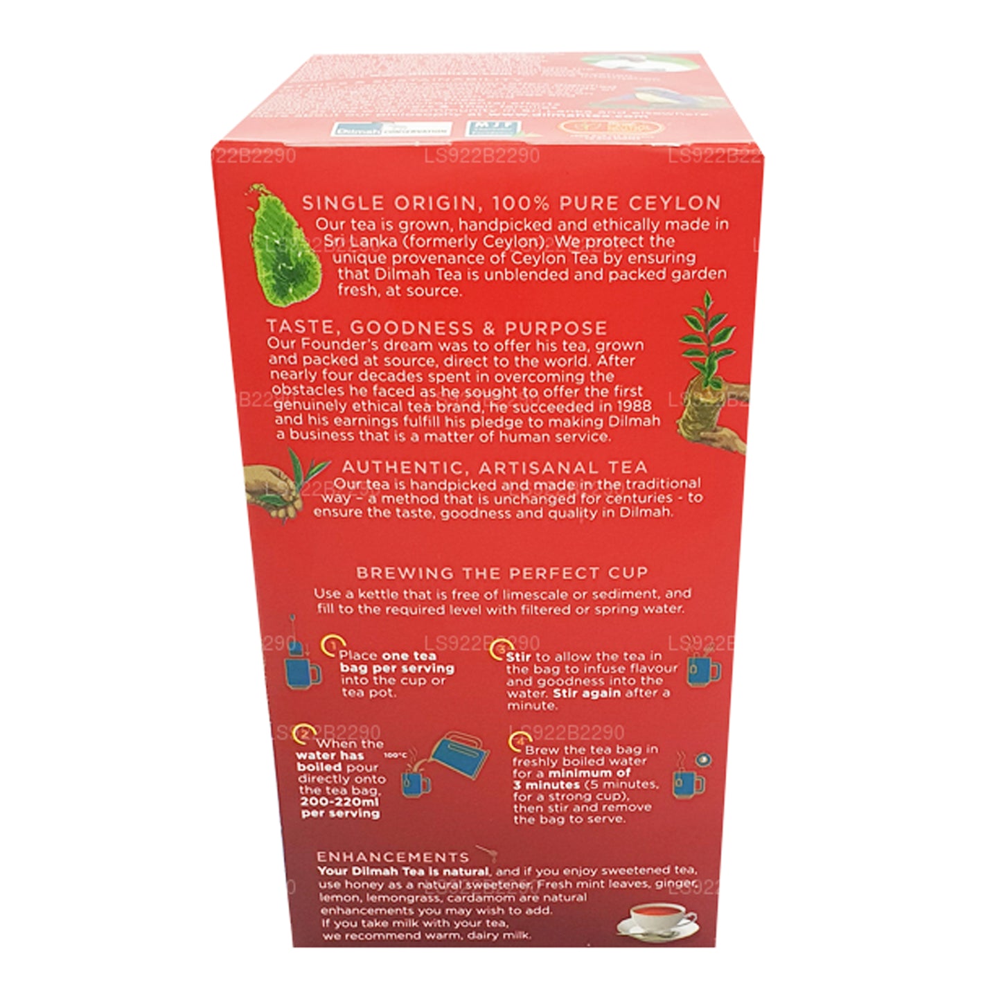 Dilmah angielska herbata śniadaniowa, 50 torebek herbaty (100g)