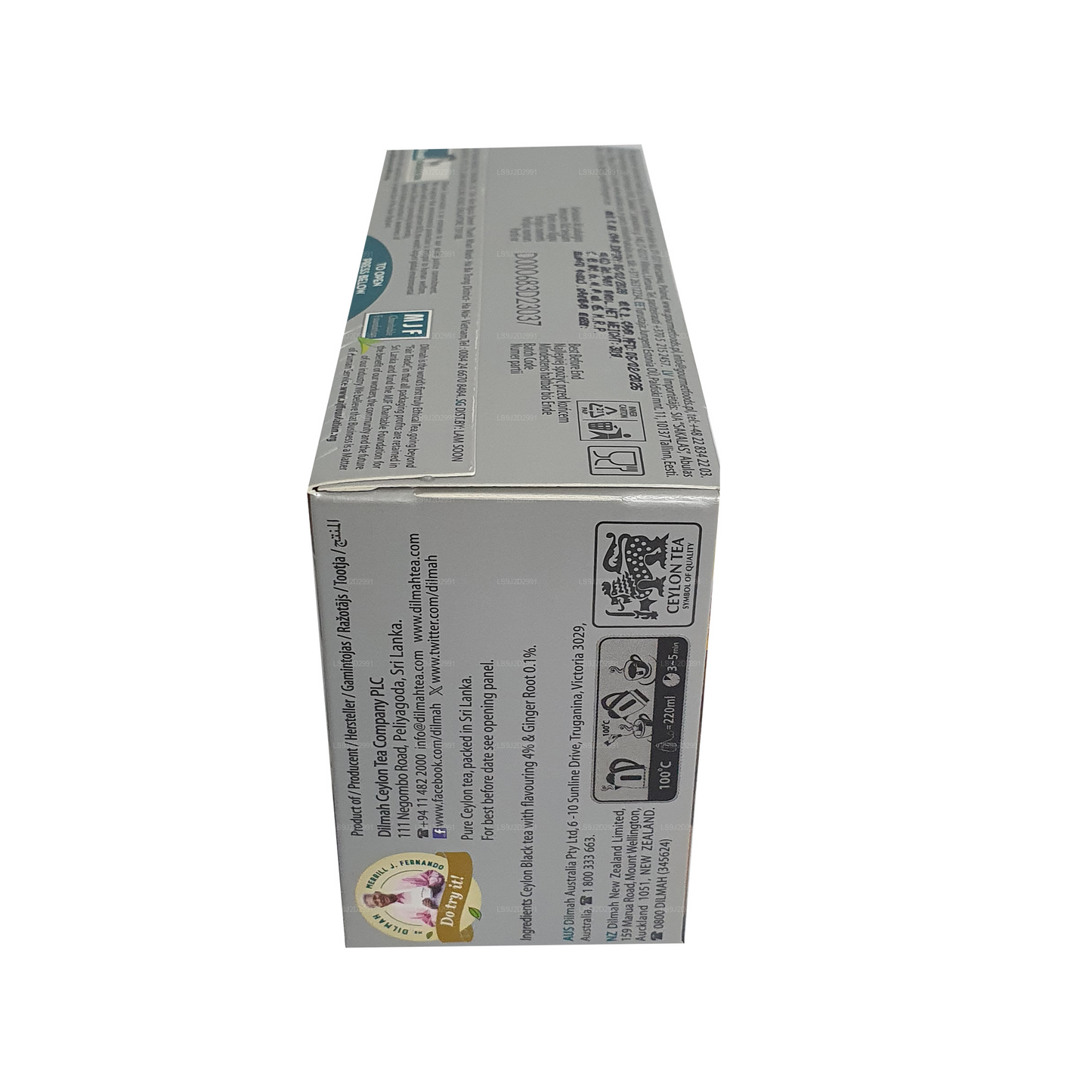 Dilmah Herbata czarna o smaku imbirowym (30g) 20 torebek
