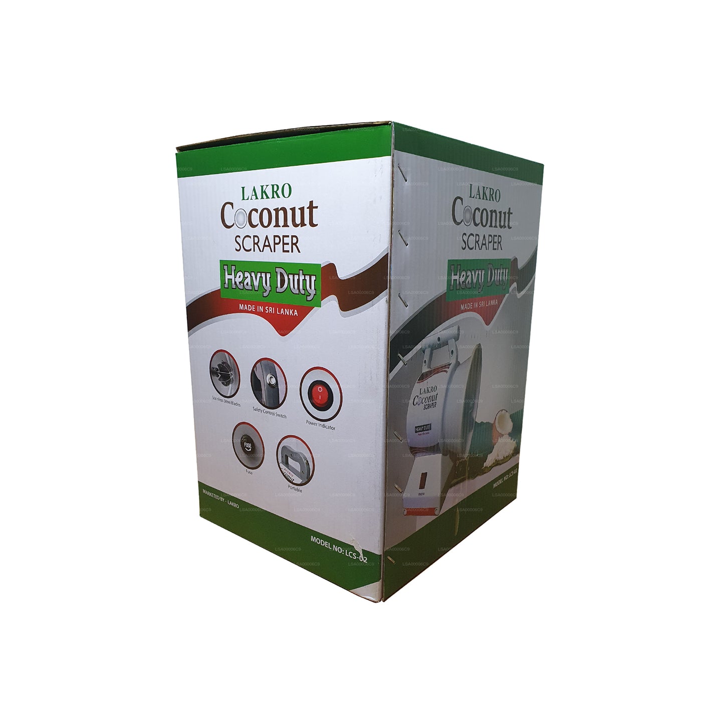 Lakro Heavy Duty Coconut Skrobak Maszyna (LCS-007)