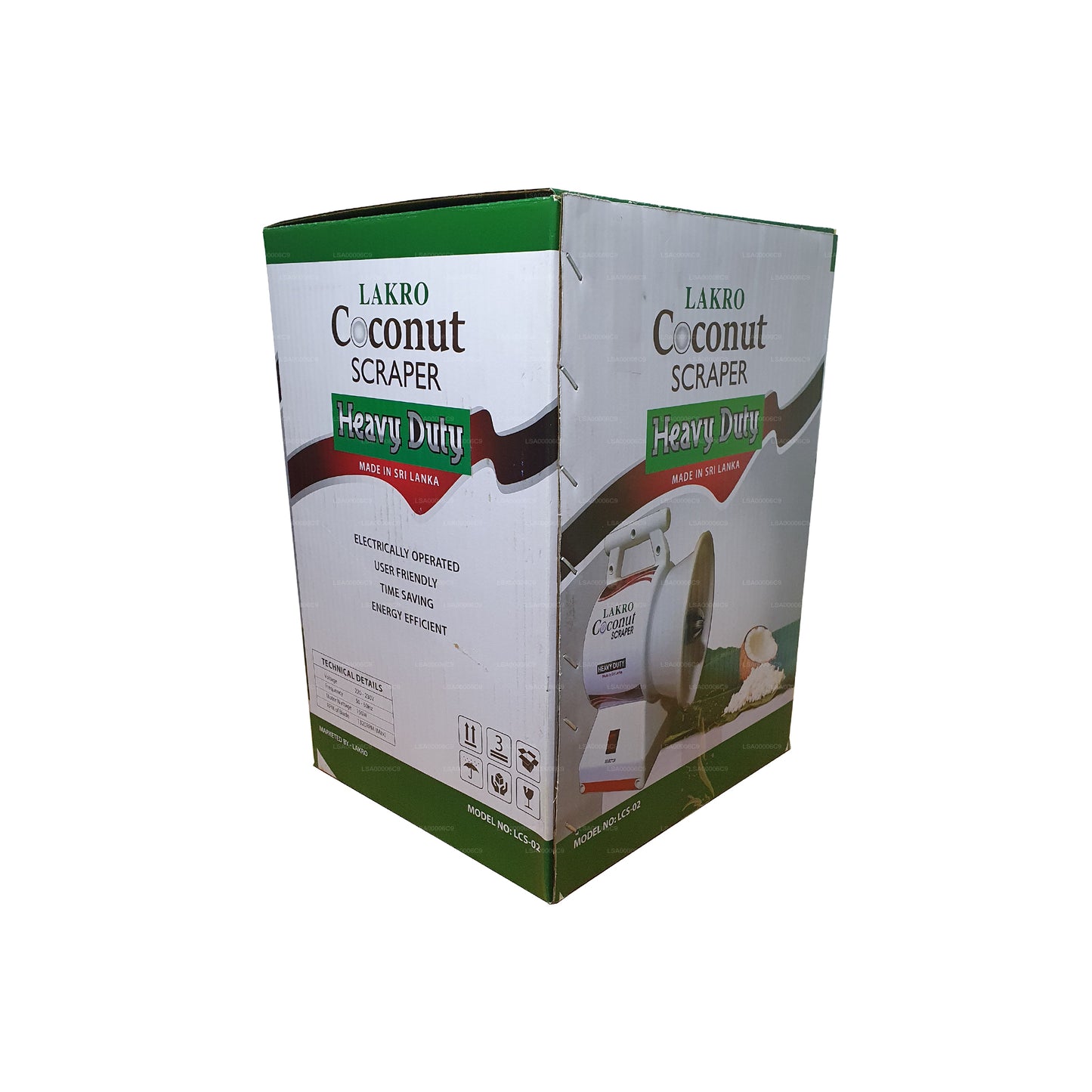 Lakro Heavy Duty Coconut Skrobak Maszyna (LCS-007)