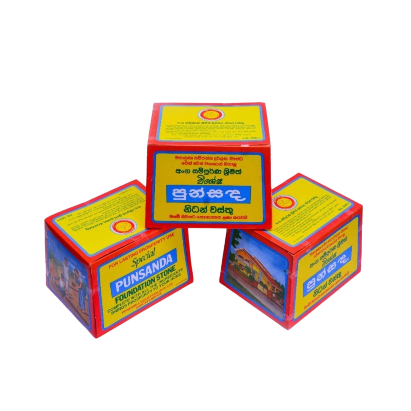 Punsanda Nidan Wasthu (główne kamienie fundamentowe)