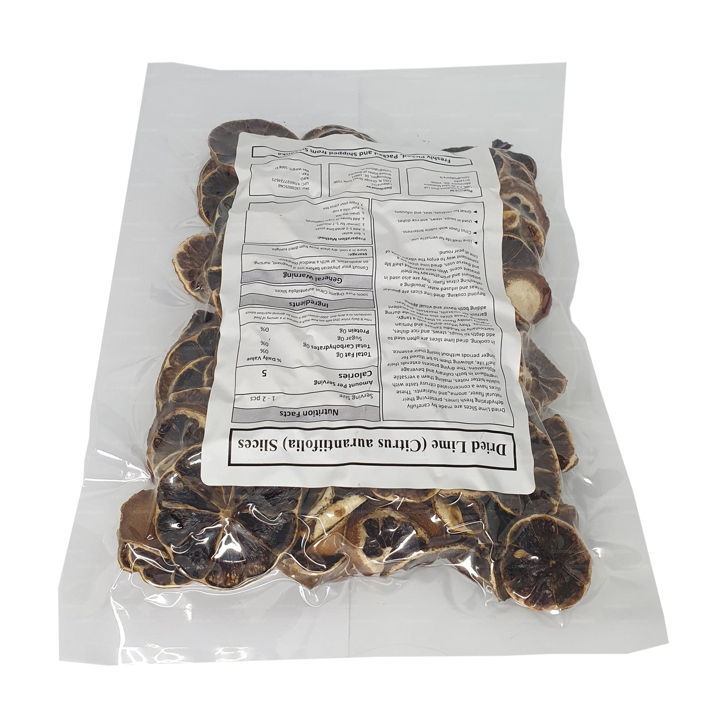 Odwodnione plastry limonki Lakpura